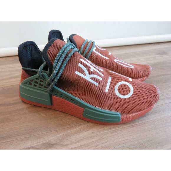 adidas Other - PHARRELL X ADIDAS NDM Hu Human Race Chocolate Sneaker Shoes - Men's Size US 7.5